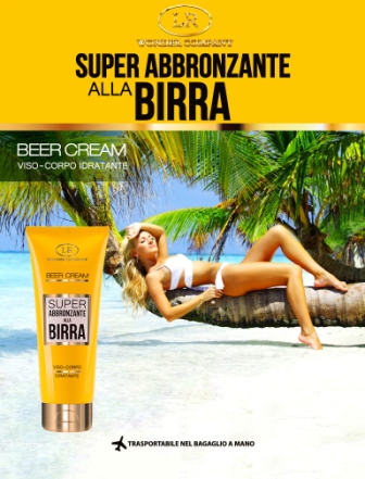 Beer Cream Super Abbronzante alla Birra