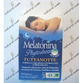 Melatonina Phytodream Tuttanotte Compresse - Per i Disturbi Dell'Insonnia