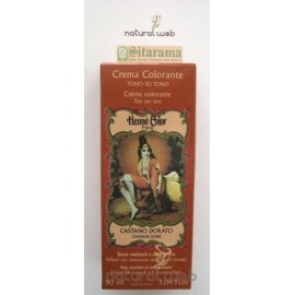 Sitarama Hennè Crema Colorante CASTANO DORATO